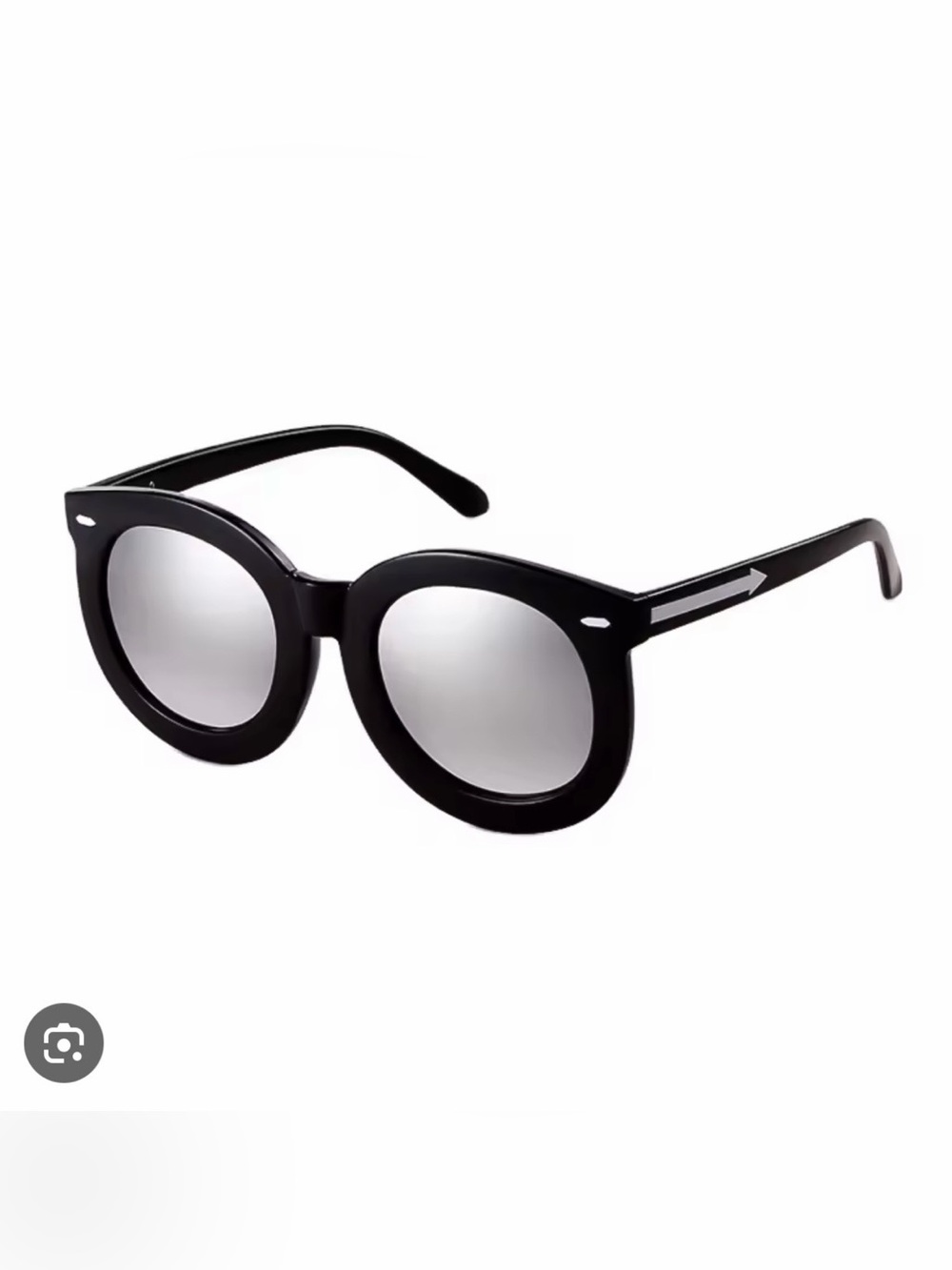 Karen Walker Silver Mirror Sunglasses
